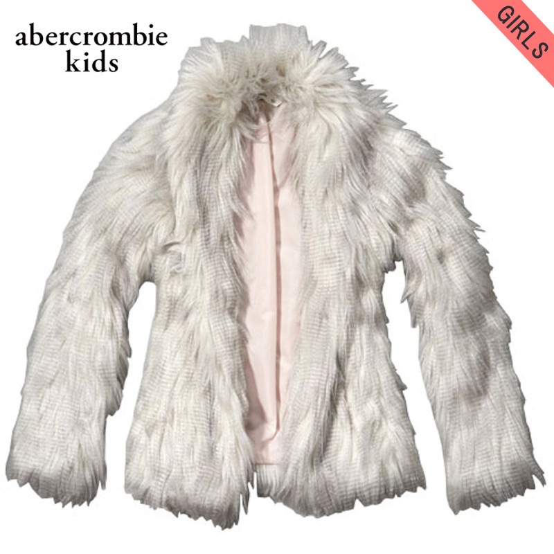 AbercrombieKids fluffy faux fur jacket 244 858 0164 011