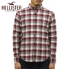 ホリスター HOLLISTER 正規品 メンズ ボタンダウン長袖シャツ Stretch Poplin Slim Fit Shirt 325-259-2069-527 A03B B1C C1D D6E 