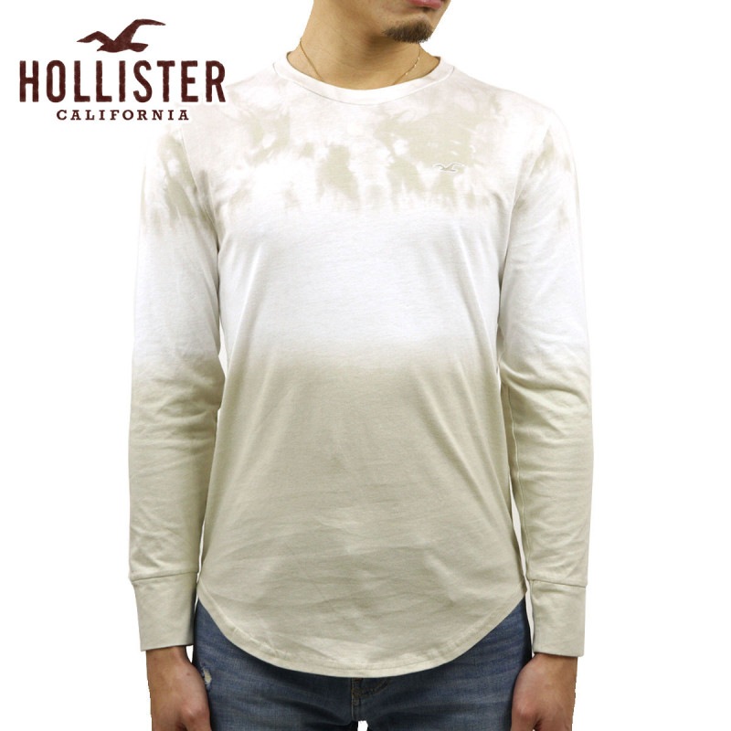 ۥꥹ T   HOLLISTER ĹµT 롼ͥåT ԥ Tie-Dye Curved Hem T-Shirt 324-368-0689-406
