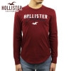 ホリスター ロンT メンズ 正規品 HOLLISTER 長袖Tシャツ クルーネックTシャツ ロゴ Logo Graphic Tee 323-248-0234-520 A03B B1C C1D D2E 