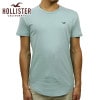 ホリスター Tシャツ メンズ 正規品 HOLLISTER 半袖Tシャツ クルーネックTシャツ カーブヘム Curved Hem T-Shirt 324-368-0625-320 A03B B1C C1