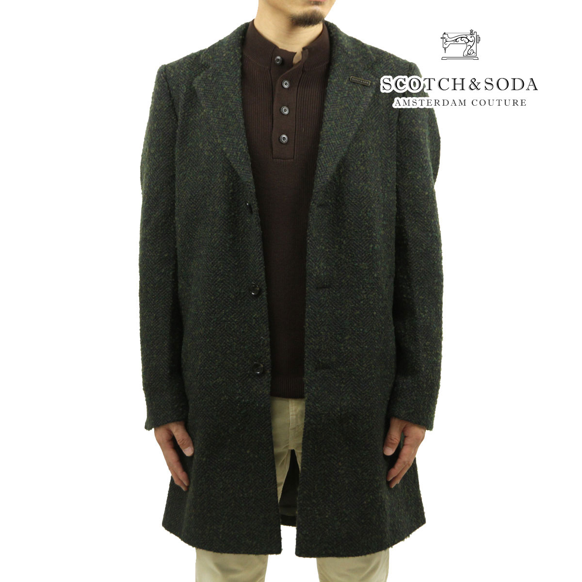 スコッチアンドソーダ メンズ ロングコート 正規販売店 SCOTCH＆SODA 