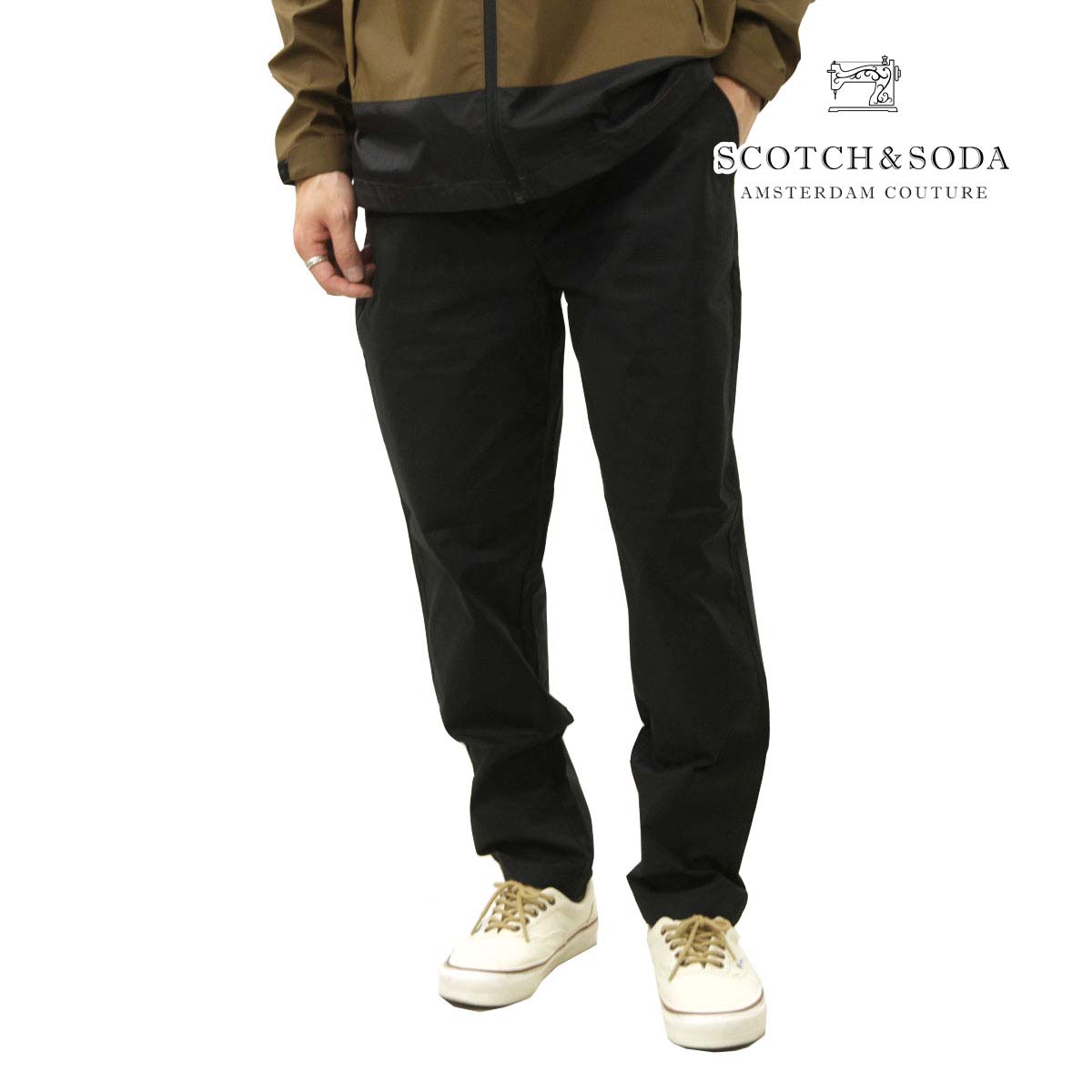 コットンリネンパンツ SCOTCH&SODA スコッチアンドソーダ テーパード