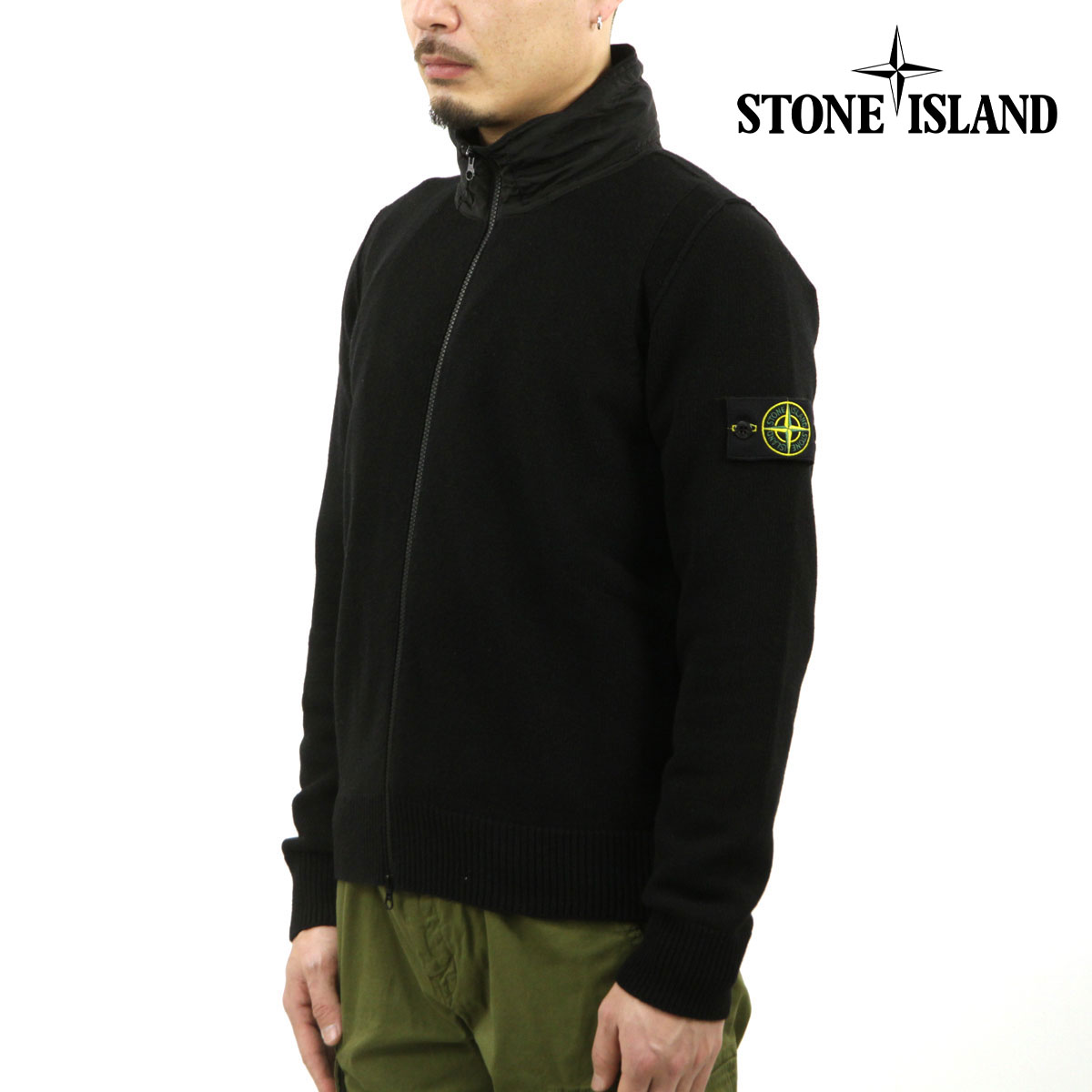 早い者勝ち。 ストーンアイランド ニット ジップブルゾン ストーンアイランド メンズ ニットジャケット 正規品 STONE ISLAND