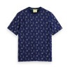 スコッチアンドソーダ メンズ 半袖Tシャツ 正規販売店 SCOTCH＆SODA クルーネック MINI AOP T-SHIRT P 175563 6865 14415 79 NAVY BLUE A39