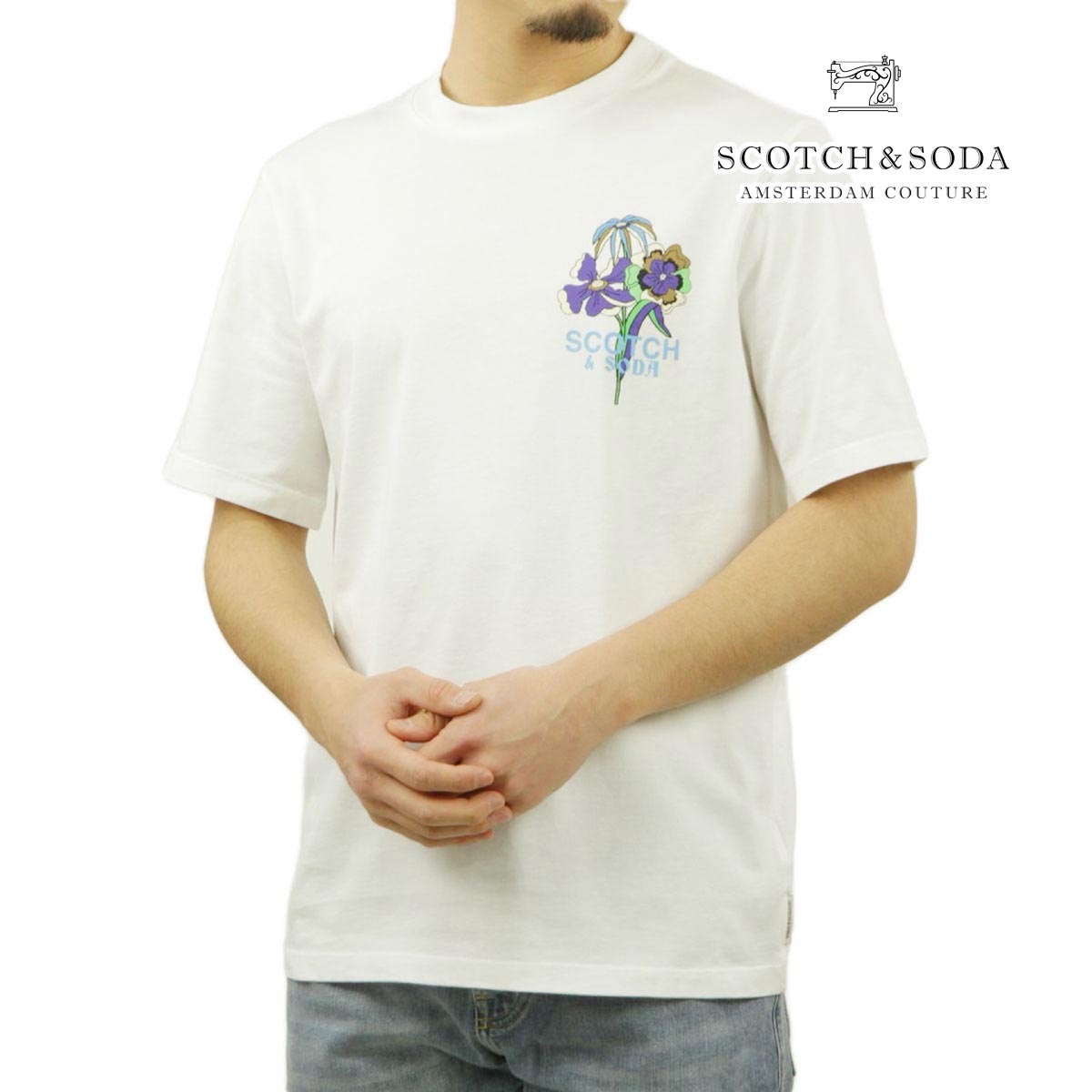 スコッチアンドソーダ メンズ 半袖Tシャツ 正規販売店 SCOTCH＆SODA 