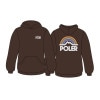 �ݡ��顼 ��� �ץ륪���С��ѡ����� ��������Ź POLER �Хå��ץ��� �ա��ǥ��� MOUNTAIN RAINBOW ICON HOODIE 243ACU2601-BRN BROWN