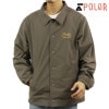 ポーラー メンズ コーチジャケット 正規販売店 POLER アウター ボタンダウン 60/40 COACH JACKET D 243MCV0028-GRY GRAY|MEN’S OUTER＆JACKE