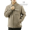 スコッチアンドソーダ メンズ シャツジャケット 正規販売店 SCOTCH＆SODA ジップアップ アウター チェック柄 WOOL BLEND ZIP-THRU OVERSHIRT JACKET D 1