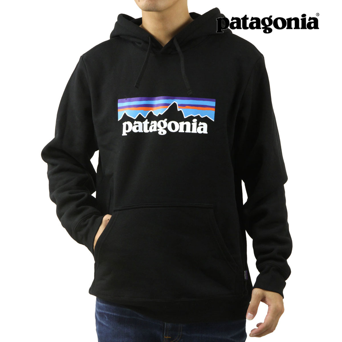 パーカー・フーディ PATAGONIA Men Hoodies 25P39622 BLK BLACK パタゴニア メンズ プルオーバーパーカー 正規品 patagonia ロゴ
