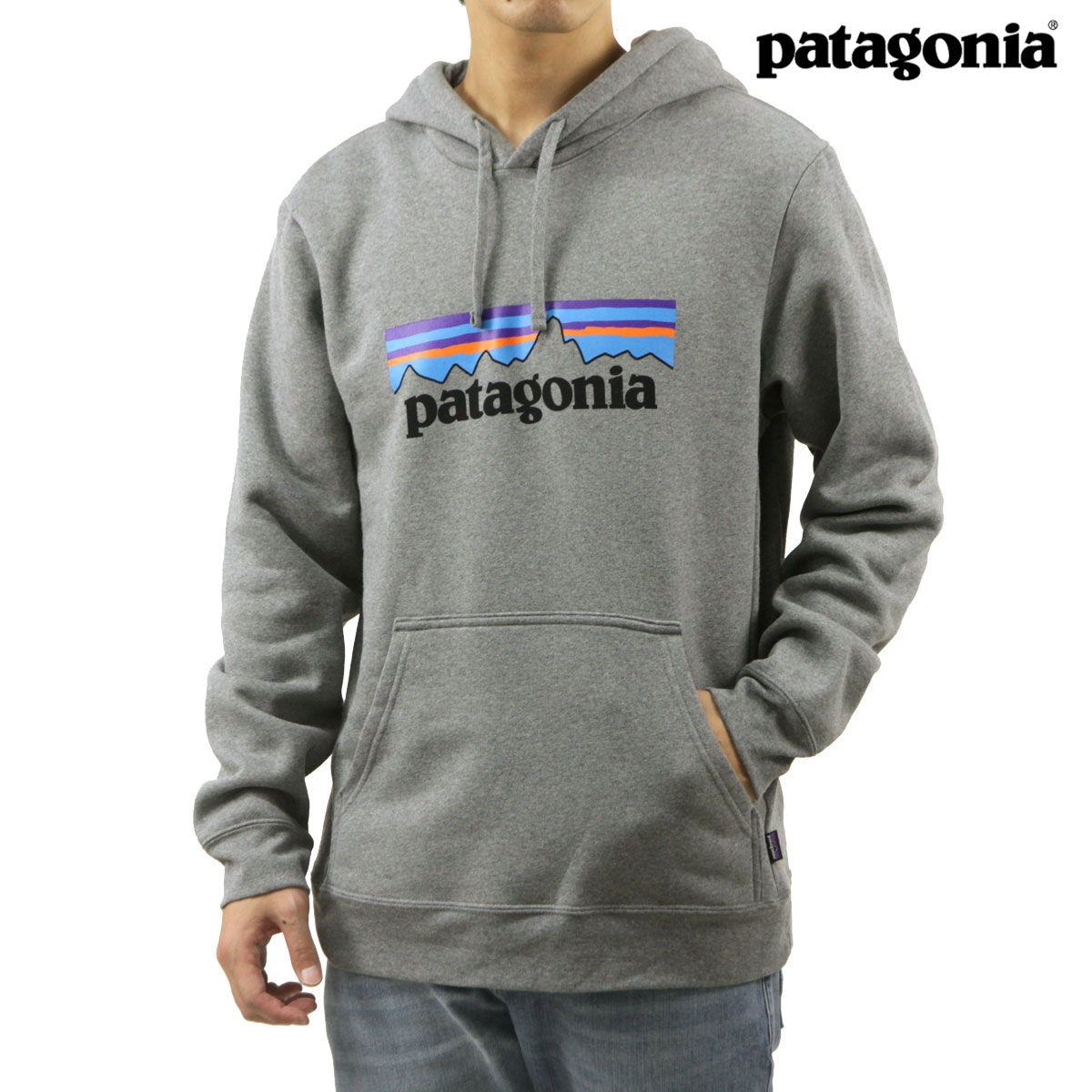 パタゴニア メンズ プルオーバーパーカー 正規品 patagonia ロゴ 