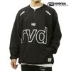 リバーサル メンズ 長袖Tシャツ 正規販売店 REVERSAL ハーフジップ ドライ ロンT rvddw 4WAY HALF ZIP DRY LONG TEE 黒 rv25ss302-BK BLACK