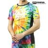 リバーサル メンズ ラッシュガード 正規販売店 REVERSAL タイダイ 半袖 クルーネック TIE DYE SHORT RASH GUARD タイダイ rv25ss604-MX RED-BLUE-