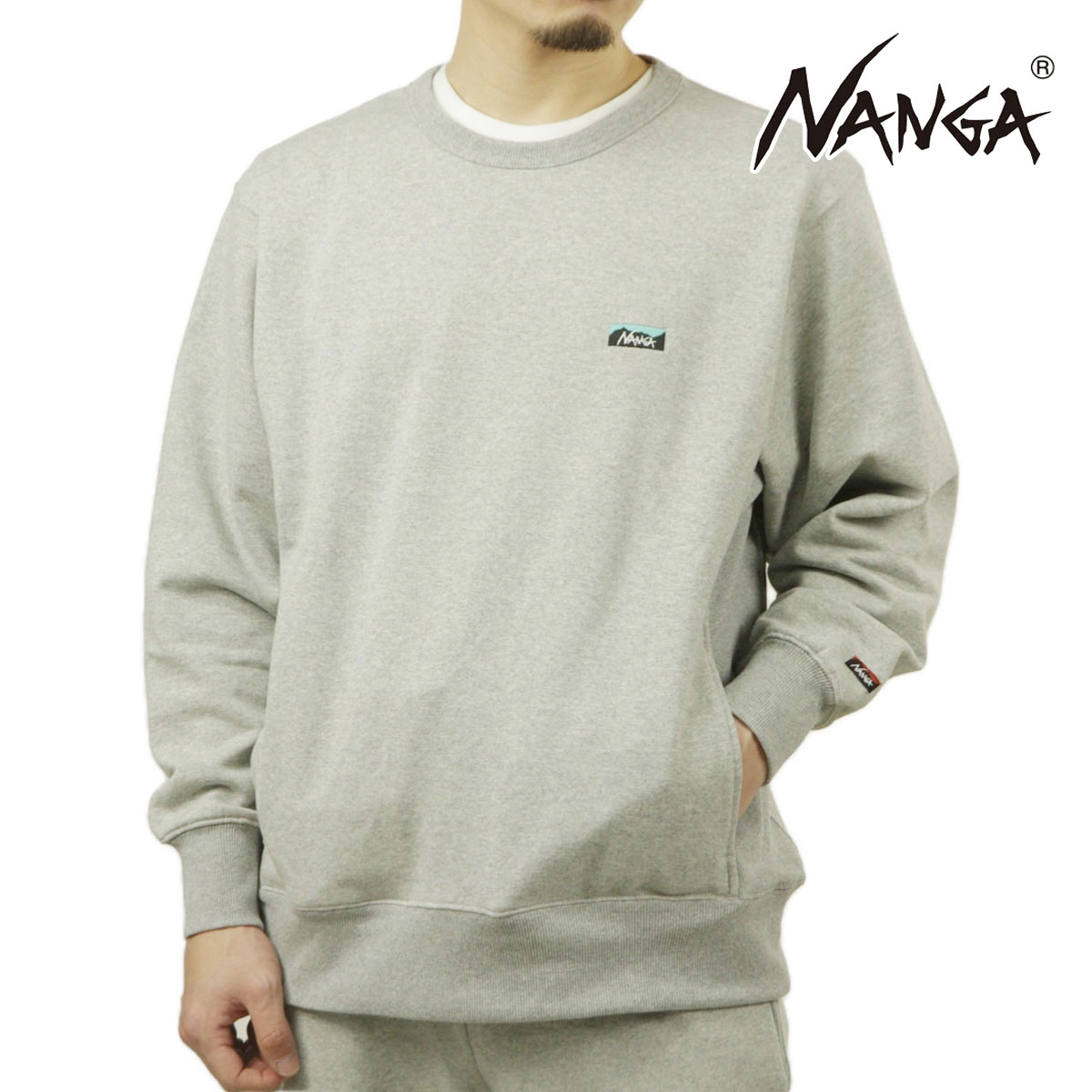 ナンガ メンズ スウェット 正規販売店 NANGA クルーネック 長袖 
