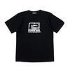 予約商品 7月頃入荷予定 リバーサル メンズ 半袖Tシャツ 正規販売店 REVERSAL クルーネック コットン ロゴ SPACE CAGE BIGMARK COTTON TEE ブラック rv25a