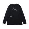 予約商品 9月頃入荷予定 リバーサル メンズ 長袖Tシャツ 正規販売店 REVERSAL クルーネック ドライメッシュ ロンT SELF CONTROL DRY LONG SLEEVE 黒 rv25a