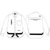 予約商品 10月頃入荷予定 リバーサル メンズ 長袖シャツ 正規販売店 REVERSAL ボタンダウン 帯デザイン カジュアルシャツ BIG SILHOUETTE OBI SHIRTS ブラック rv