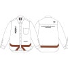 予約商品 10月頃入荷予定 リバーサル メンズ 長袖シャツ 正規販売店 REVERSAL ボタンダウン 帯デザイン カジュアルシャツ BIG SILHOUETTE OBI SHIRTS ブラウン rv