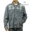 スコッチアンドソーダ メンズ デニムジャケット 正規販売店 SCOTCH＆SODA トラッカージャケット アウター DENIM TRUCKER JACKET WITH CONTRAST CHECK P