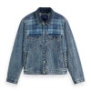 予約商品 8月頃入荷予定 スコッチアンドソーダ メンズ デニムジャケット 正規販売店 SCOTCH＆SODA トラッカージャケット アウター DENIM TRUCKER JACKET WITH CON