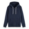 予約商品 9月頃入荷予定 スコッチアンドソーダ メンズ パーカー 正規販売店 SCOTCH＆SODA ジップアップ フーディー FULL ZIP LOGO HOODIE 181281 410 4385
