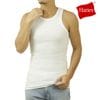 ヘインズ メンズ タンクトップ 正規販売店 Hanes ビーフィー ノースリーブ 無地 HANES BEEFY RIB TANK TOP T-SHIRT 1P HM3-R102 010 WHITE|M