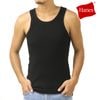 ヘインズ メンズ タンクトップ 正規販売店 Hanes ビーフィー ノースリーブ 無地 HANES BEEFY RIB TANK TOP T-SHIRT 1P HM3-R102 090 BLACK|M