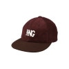 ナンガ メンズ レディース キャップ 正規販売店 NANGA コーデュロイ ロゴ 帽子 CORDUROY NNG LOGO CAP N2532-3A057Z BRD BURGUNDY