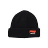 ナンガ メンズ レディース ニットキャップ 正規販売店 NANGA ロゴ ニット帽 ビーニー BOX LOGO BULKY BEANIE CAP N2532-3C059A BLK BLACK