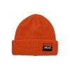 ナンガ メンズ レディース ニットキャップ 正規販売店 NANGA ロゴ ニット帽 ビーニー BOX LOGO BULKY BEANIE CAP N2532-3C059A ORG ORANGE