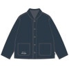 ポーラー メンズ デニムジャケット 正規販売店 POLER ボタンダウン カバーオール SHAWL COLLAR DENIM JACKET 253MCV0026-IND INDIGO