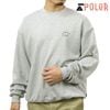 ポーラー メンズ スウェット 正規販売店 POLER クルーネック ロゴ トレーナー PSYCHEDELIC LOGO CREW 253MCV0041-HGY HEATHER GRAY|MEN’S F