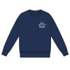 ポーラー メンズ スウェット 正規販売店 POLER クルーネック ロゴ トレーナー PSYCHEDELIC LOGO CREW 253MCV0041-NVY NAVY|MEN’S FLEECE＆PA