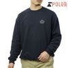 ポーラー メンズ スウェット 正規販売店 POLER クルーネック ロゴ トレーナー PSYCHEDELIC LOGO CREW 253MCV0041-NVY NAVY|MEN’S FLEECE＆PA