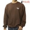 ポーラー メンズ スウェット 正規販売店 POLER クルーネック トレーナー POLER STUFF CREW 253MCV0042-BRN BROWN