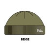 ポーラー メンズ レディース ニットキャップ 正規販売店 POLER ロゴ ニット帽 ビーニー SHALLOW BEANIE 253MCV0108-BEG BEIGE|CAP/HAT|POLER（ポー