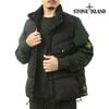 ストーンアイランド メンズ ダウンベスト 正規品 STONE ISLAND ボタンダウン ナイロン アウター STONE ISLAND CRINKLE REPS NY RECYCLED NYLON D
