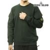 ストーンアイランド メンズ スウェット 正規品 STONE ISLAND クルーネック コットン トレーナー STONE ISLAND BRUSHED ORGANIC COTTON FLEECE SW