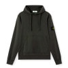 ストーンアイランド メンズ パーカー 正規品 STONE ISLAND プルオーバー コットン フーディー STONE ISLAND ORGANIC COTTON FLEECE HOODIE SWEA