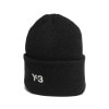ワイスリー メンズ レディース ニットキャップ 正規品 Y-3 ニット帽 ビーニー CL BEANIE JW8963 BLACK|CAP/HAT|Y-3（ワイスリー）