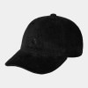 カーハート メンズ レディース キャップ 正規品 CARHARTT WIP コーデュロイ 帽子 HARLEM CAP NERO/NERO（BLACK） I026890 00EXX|CAP/HAT|CA