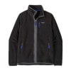 パタゴニア メンズ フリースジャケット 正規品 patagonia ジップアップ ボア アウター RETRO PILE FLEECE JACKET 22801 BFO BLACK W/FORGE GR