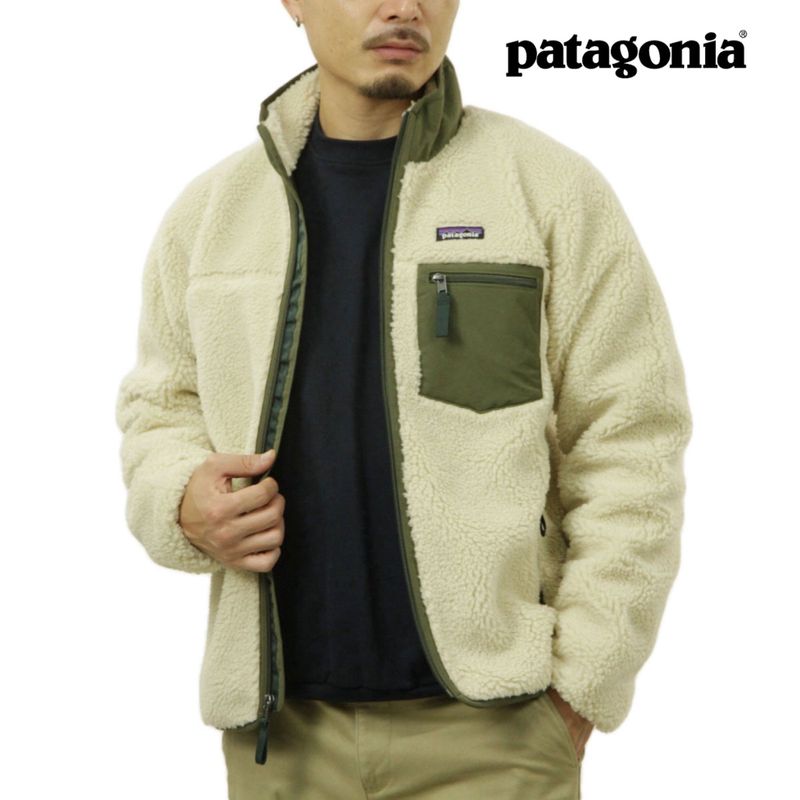�ѥ����˥� ��� �ե꡼�����㥱�å� ������ patagonia ��ȥ�X ���åץ��å� �ܥ� �������� CLASSIC RETRO-X FLEECE JACKET 23057 DNBA DARK NATURAL W/BASIN GREEN