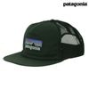 パタゴニア メンズ レディース キャップ 正規品 patagonia ロゴ 帽子 メッシュキャップ AIRFARER CAP P-6 LOGO 37996 POGN OLD GROWTH GREEN