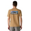 パタゴニア メンズ 半袖Tシャツ 正規品 patagonia クルーネック ロゴ バックプリント P-6 LOGO RESPONSIBILI-TEE 38504 TNGO TALON GOLD|MEN