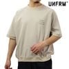 ��˥ե����� �����ȥɥ� ����������� ��� ȾµT����� ��������Ź UNFRM OUTDOOR STANDARD ���롼�ͥå� ���� UOS EMBROIDERY PONTE RIB 1/2 PULLOVER SHIRT MADE IN JAPAN SS-8410-LG3 LIGHT BEIGE