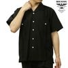 �ҥ塼���ȥ� ��� Ⱦµ����� ��������Ź HOUSTON �ܥ�������� �����奢�륷��� CUBA SHIRT 41305 BK BLACK