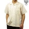 �ҥ塼���ȥ� ��� Ⱦµ����� ��������Ź HOUSTON �ܥ�������� �����奢�륷��� CUBA SHIRT 41305 OF OFF WHITE