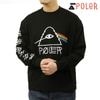 �ݡ��顼 ��� ĹµT����� ��������Ź POLER ���롼�ͥå� ���� µ�ץ��� PSYCHEDELIC RELAX FIT L/S TEE BLACK MCV0067