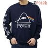 �ݡ��顼 ��� ĹµT����� ��������Ź POLER ���롼�ͥå� ���� µ�ץ��� PSYCHEDELIC RELAX FIT L/S TEE NAVY MCV0067
